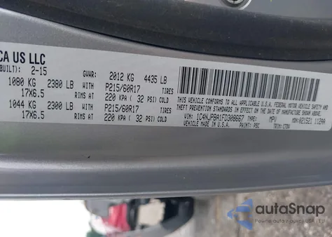 2015 Jeep Patriot Altitude Edition from USA, damaged, VIN 1C4NJPBA1FD308667